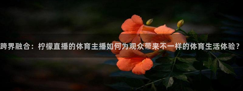 jrs直播nba免费高清：跨界融合：柠檬直播的体育主播如何为观众带来不一样的体育生活体验？