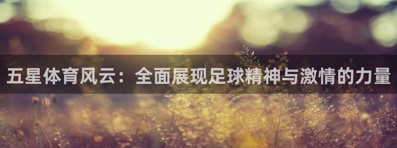 jrs直播世界杯：五星体育风云：全面展现足球精神与激情的力量