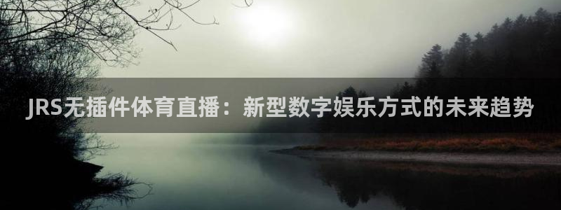 jrs直播nba(无插件)直播nba免费：JRS无插件体育直播：新型数字娱乐方式的未来趋势